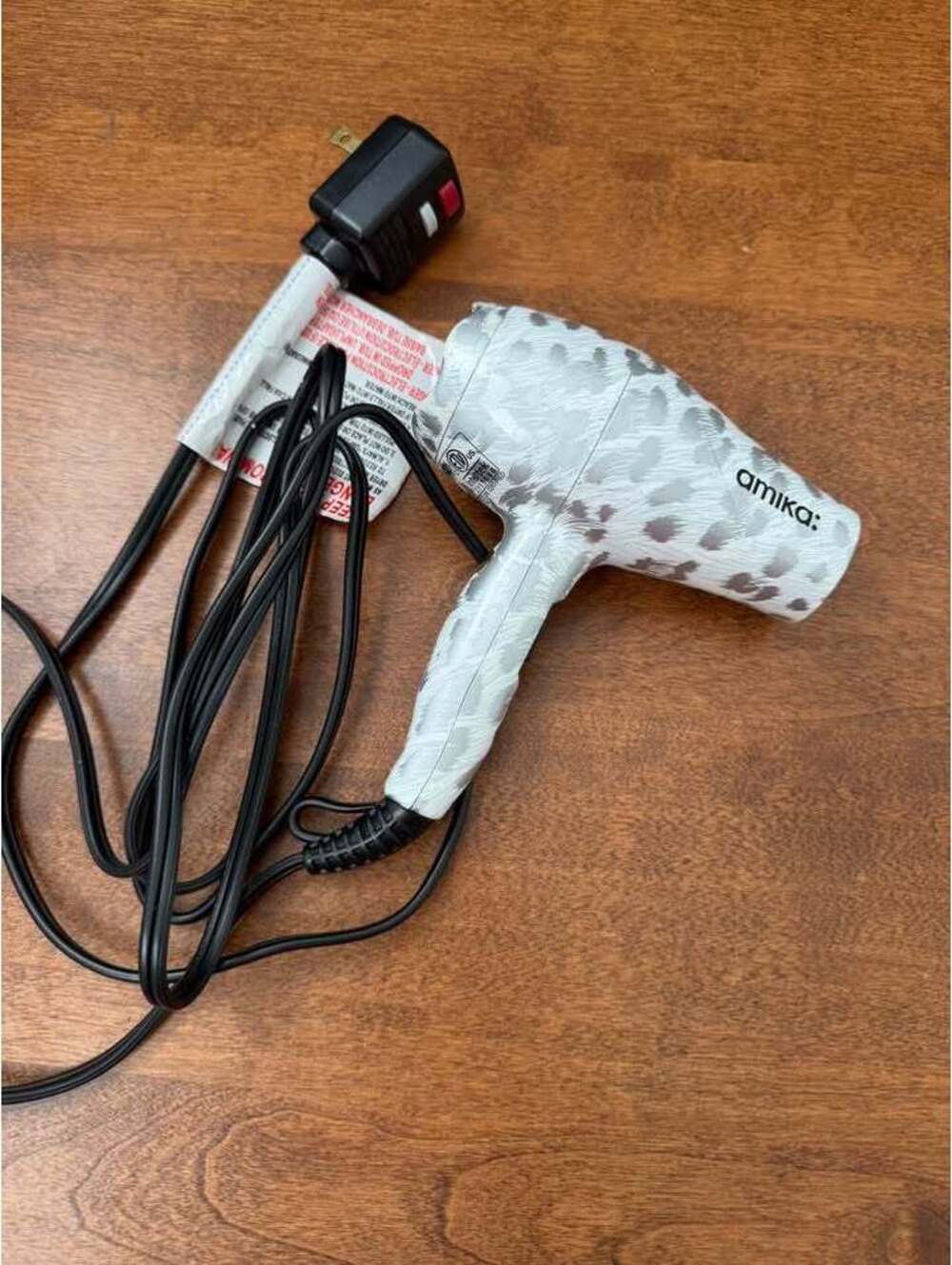 Amika Leopard Print Hair Dryer Mini